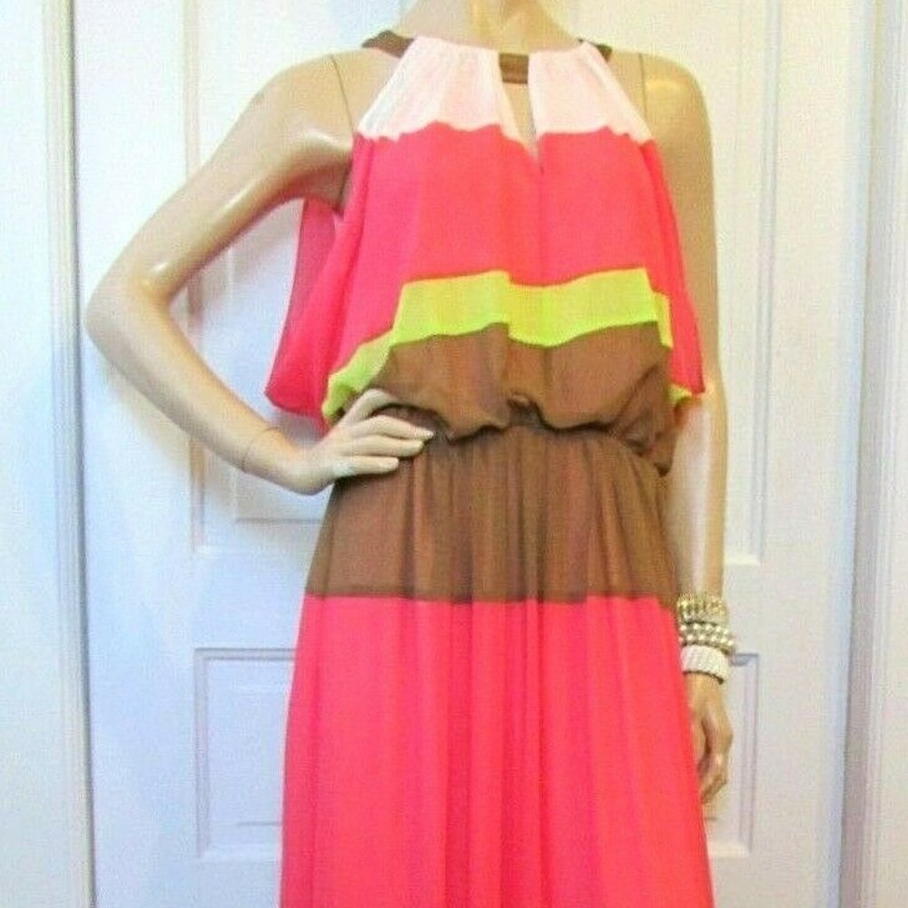 NEW Vince Camuto Drape Full Length Party Dress 14